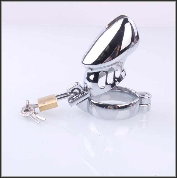 Health 3Male 316L stainless steel Luxury ultimate Small Cage version Chastity Locking Device Sex Toys For Men Q268