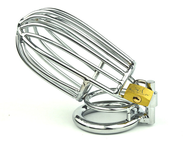 Sex shop new railing type design male chastity belt device big sex cock cage cock ring sex toys bdsm bondage harness adult games for men.