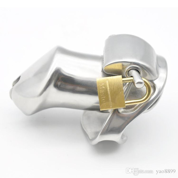 2019 New Chastity Cage Stainless Steel Chastity Devices For BDSM Handmade HT Metal Version Non-Welded Cock Cage For Men Q998