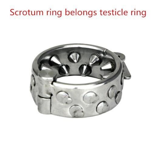 Latest Steel Scrotum cock cage,penis sleeve,Teeths 2 Rows,Male Chastity Device,erotic toys for men,Alternative stimulus