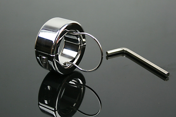 300g Weight Stainless Steel Metal Screw Locking Penis Rings,Scrotum Testicle Lock,Cock Ring,Cock Clamp,Adult Game,Sex Toys.