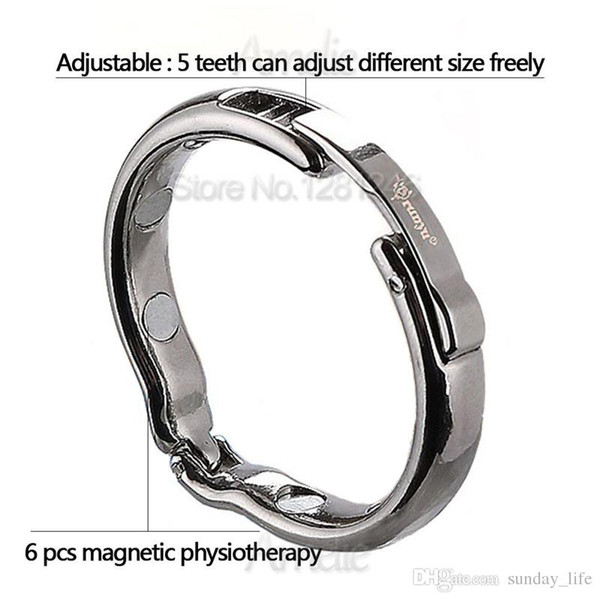 Free Shipping!!!Adjustable SIZE Glans Ring Magnetic Sheath Compound Male Circumcision Ring Penis Ring Extend Sex Time Sex Toys for Men