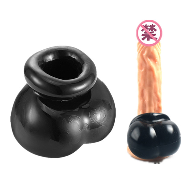 Sweet Magic Bull Bag Ball Scrotal Bound Cock Ring Penis Ring Stretcher Snug,Scrotum Rings Silicone Testicle Bondage, Sex Toys For Men