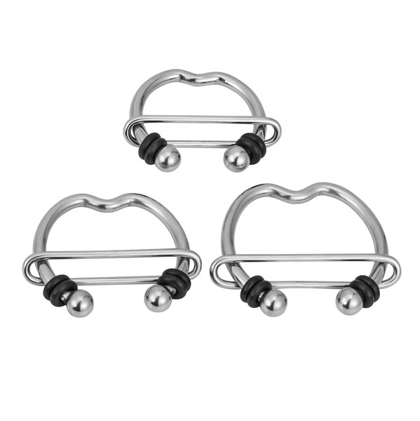 Stainless Steel Cock Ring Penis Ring Chastity Cage Cocking Glans Ring Extend Sex Time Male Chastity Device Penis Cage Cock Cage