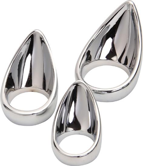 Wholesale- Adult Games Penis Ring Ball Stretcher Stainless Steel Cock Ring Sex Product for Man