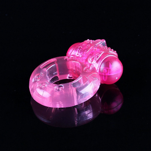 Wholesale Stretchy Butterfly Silicone Vibrating Cock Ring Penis Rings for Couple Adult Sex Toys for Man Erotic Sex Products