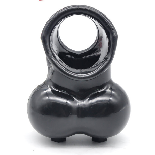 Male Chastity Device Scrotum Ring Penis Sleeve Cockrings Time Delay Cock Cage Sex Toys For Men Ball Stretcher Cock Ring