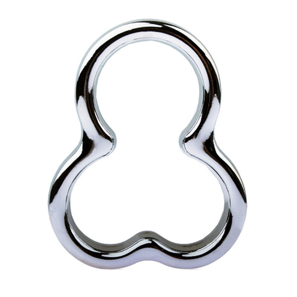 Cock Ring Stainless Steel Ball Stretcher Scrotal Bondage Cock Rings Male Penis Cage Metal Chastity Devices Sex Toys For Men