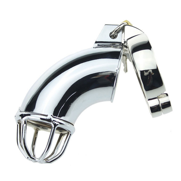 40/45/50mm for choose short male metal chastity device CB6000 cock cage penis lock sex toys for men Y1892804