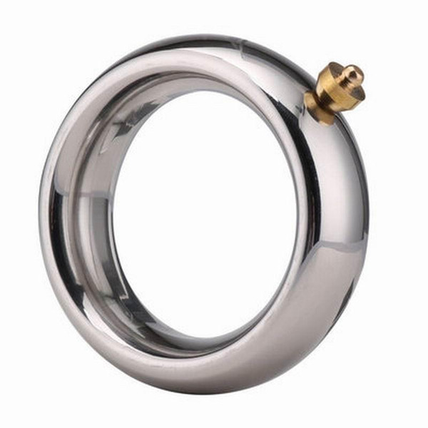 Electric Shocks Penis Ring Electro Shock Medical Themed Sex Toys For Men Massagers Electrical Stimulation Stainless Steel Cock Ring