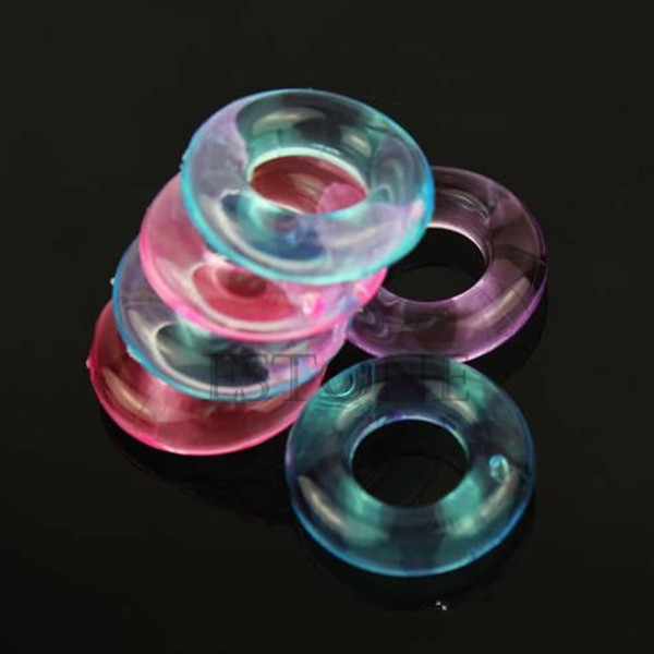 Y92 New 10pcs Soft Erection Impotence Erectile Disfunction Penis Rings Beaded Ultra Adult Products