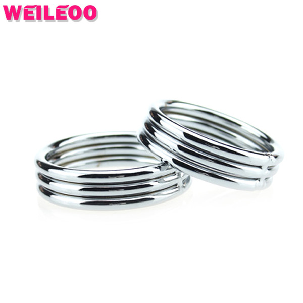 004 stainless steel metal delay cock ring penis ring cockring ball stretcher adult sex toys for men sex toys for couples