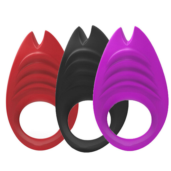 3pcs/lot Silicone Vibrating Cock Ring Delay Ejaculation Penis Ring Sex Toys for Men Sextoy Cockring Sex Ring Anel Peniano Mens Cockrings