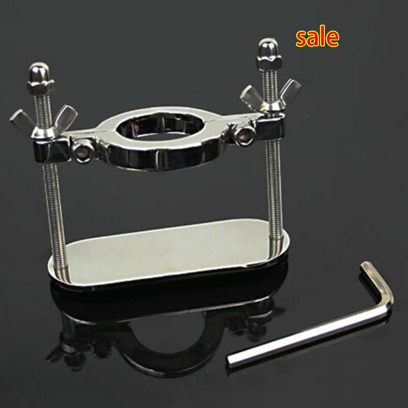 35mm Stainless Steel Scrotum Stretcher Metal Cock Ring Penis Ring Crotum Ring Ball Stretcher Weight for CBT Sex Products for Men