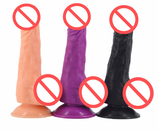 Realistic dildo suction cup flesh fake penis artificial dick sex toys for women lesbian masturbate anal stopper expansion