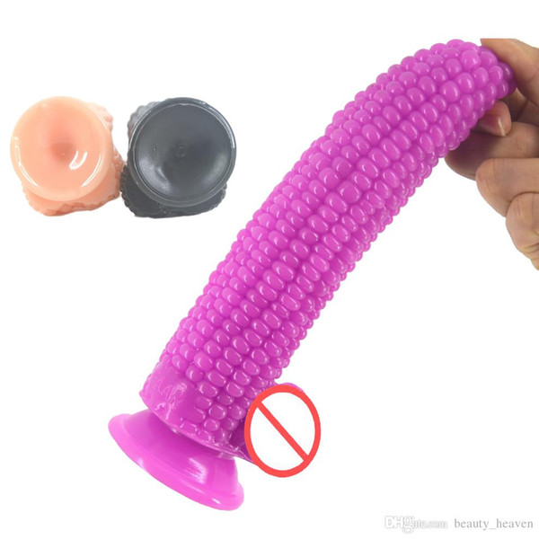 Female Masturbator Big Corn Dildo Realistic Penis Sex Toys For Women Particle Surface Vagina Stimulate Anal Massage