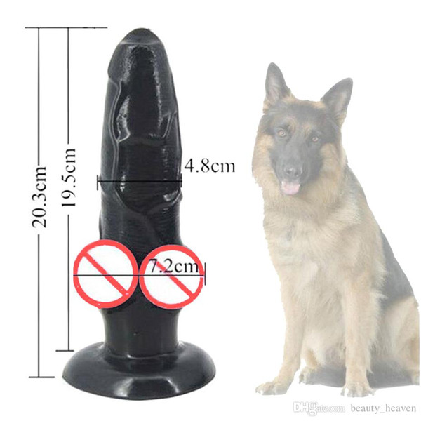 Wolf Large Dildo Realistic Penis with Suction Cup flexible vagina stimulate Big Dick Female Masturbation adult Sex Toys For Women sex shop