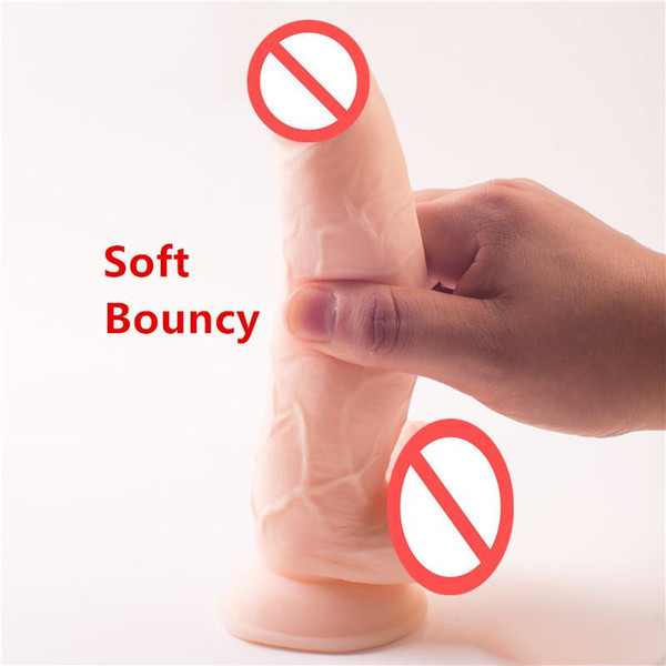 Free shipping!!!Realistic Dildo Silicone Penis Dick With Strong Suction Cup Big Dildos Cock Adult Sex Products Sex Toys for Women