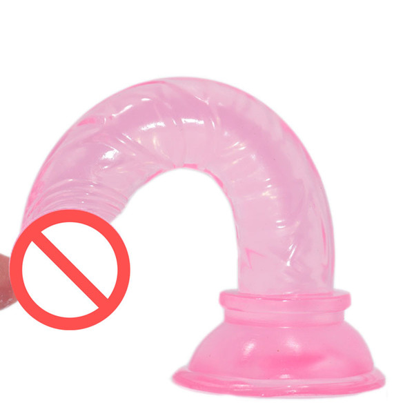 YUELV 5.7 inch Mini Anal Dildo For Beginners Realistic Flexible Dildo With Suction Cup Female Masturbation Adult Sex Toys For Women