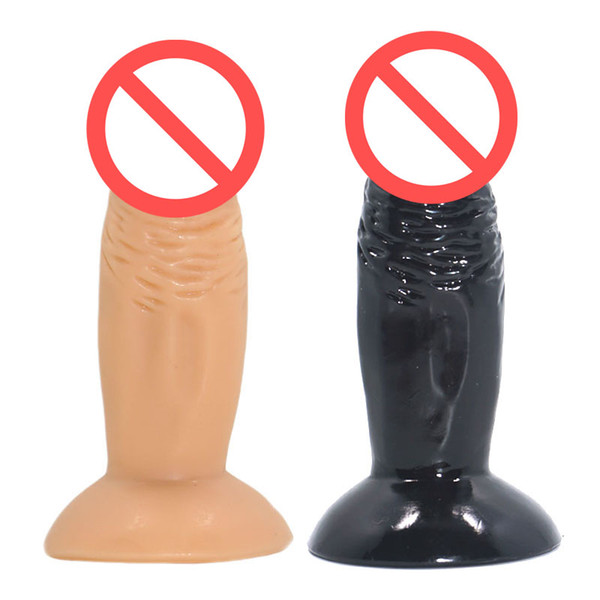 YUELV 4.72 inch Mini Anal Dildo For Beginners Realistic Flexible Dildo With Base G-spot Stimulate Adult Erotics Sex Toys For Women