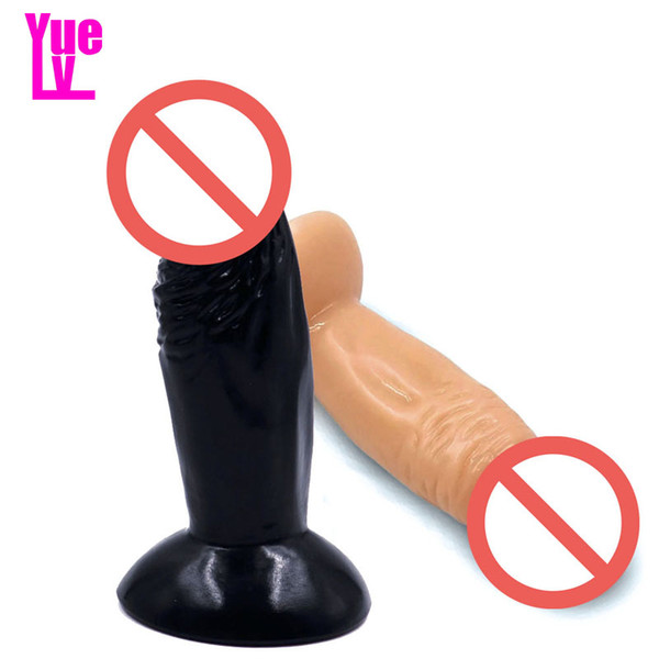 YUELV 4.33 Inch Mini Anal Dildo For Women Realistic Penis Butt Plug With Base For Beginners Vaginal Stimulation Adult Sex Toys Products