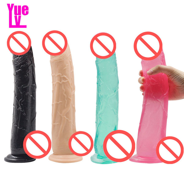 YUELV 12.6 INCH Huge Realistic Dildo With Suction Cup Artificial Penis Big Cock Dick Sex Products Adult Sex Toys For Women Female