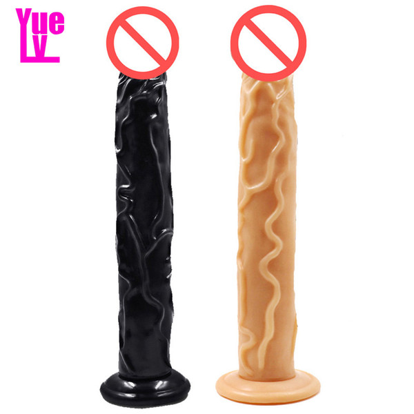 YUELV 14.2 Inch Super Long Flexible Realistic Dildo Big Huge Artificial Penis Cock With Suction Cup Adult Sex Products For Women Lesbian