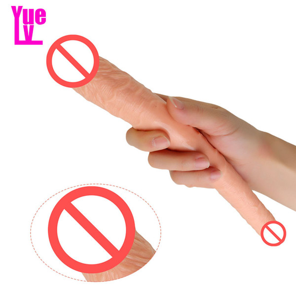 YUELV 10.6 Inch Long Double Heads Dildo Sex Toys For Women Lesbian Artificial Penis Cock Dick Female Masturbation Adult Sex Products Erotic