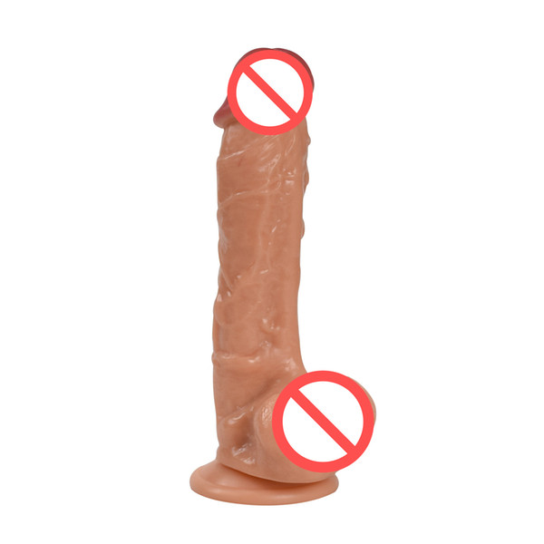 9 inch Realistic Dildo Flexible Penis with Strong Suction Cup Lifelike Textured Shaft Female Masturbators Sex Toys-Shipped from the US