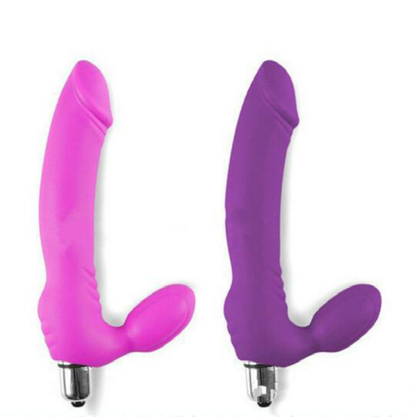 Strapless Strapon Dildo Vibrator Lesbian Strapless Strap On Dong Penis Sex Toys Prostate Massage Free Shipping