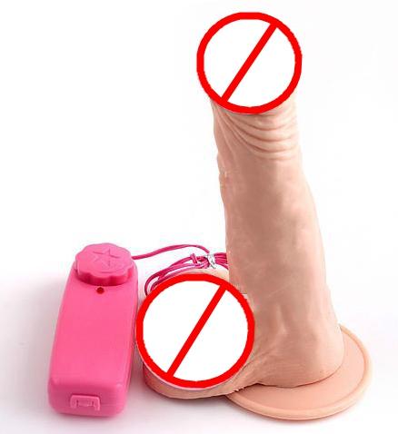 Female Masturbation TPR Realistic Dildo,large Vibrating Rotating Penis with Suction Cup,Big Cock Dildo Vibrator,Sex Toys battery power