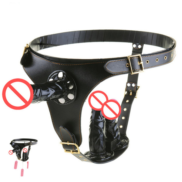 Removable Strap On Dildo Lesbian Sex Toy Three Dildos With harness Strapon Penis strap-on Anal Plug For Couple Vibration Chastity Belt