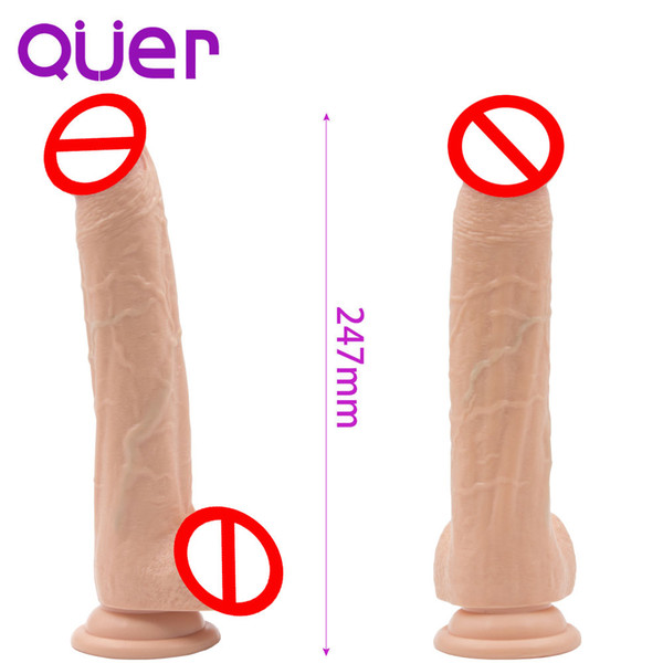 9.72 Inch Long And Big Size Dildo For Women Fack Penis With Suction Cup Dick Phallus On Suckers Sex Toys For Couple