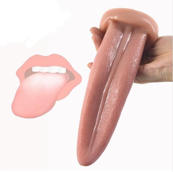 Anal plug realistic tongue dildo butt plug g-spot stimulator female masturbation sex toys oral sex erotic products