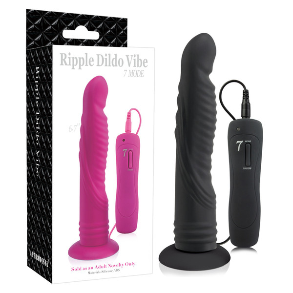 7 models Ripple vibrating dildo with suction cup waterproof penis Silicone sex toy