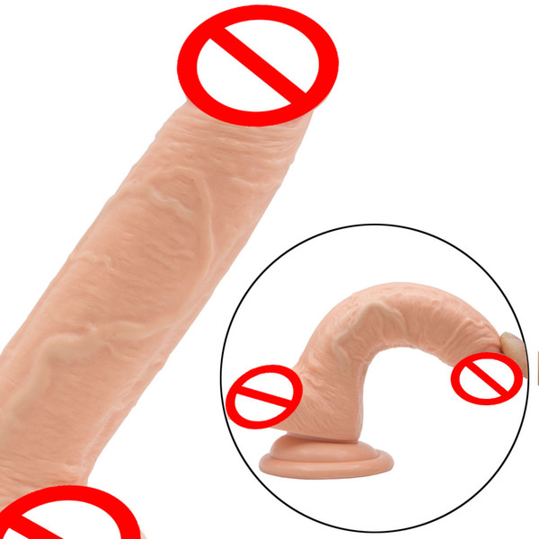 6.71 inch 35mm width realistic dildo adult sex toys for women small dildo fake penis on suckers phallus on suckers