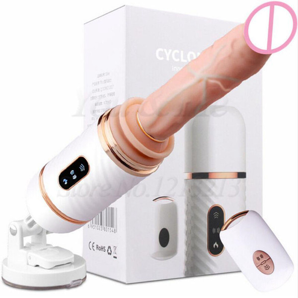 Automatic Heated Telescopic Dildo Vibrators for Women Sex Machine Retractable Penis Vibrator Female Masturbation Adult Sex Toys