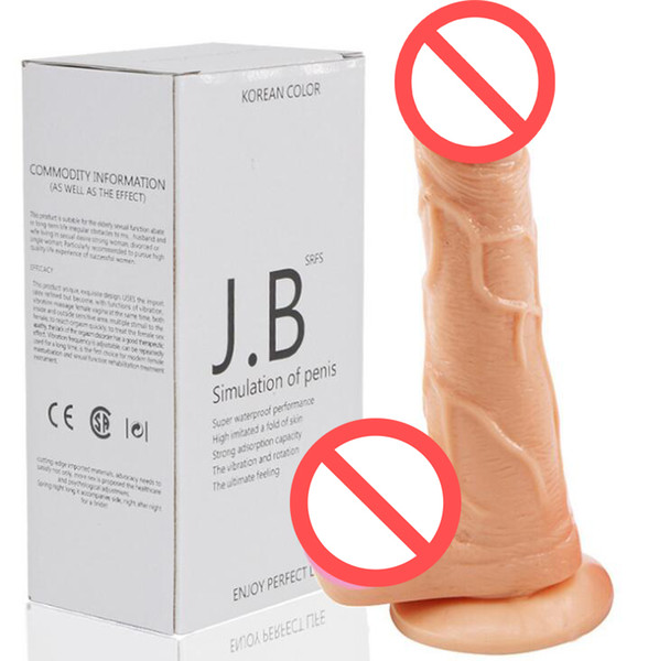 ealistic dildo with sucker and clear vein,fake penis ,Multi Function Vibration Silicon cock,sex toys for women,Free Shipping