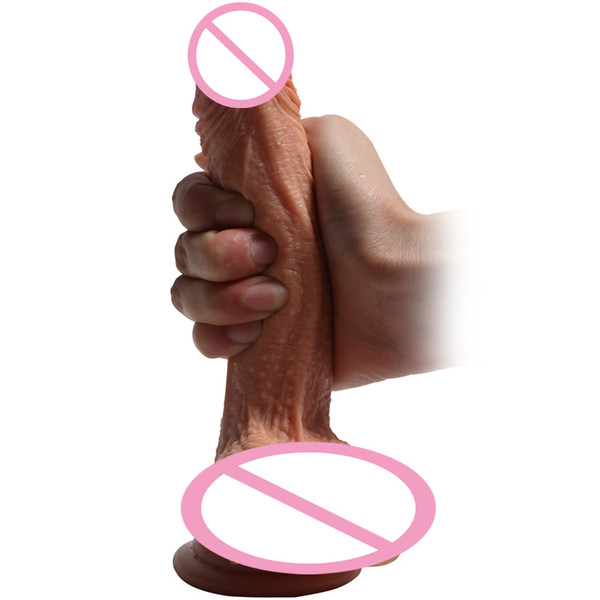 HiEHa Sex Shop Soft Silicone Huge Realistic Dildo Male Artificial Penis Cock Pussy Plug Massager Sex Product for Women Game Toy C18112801