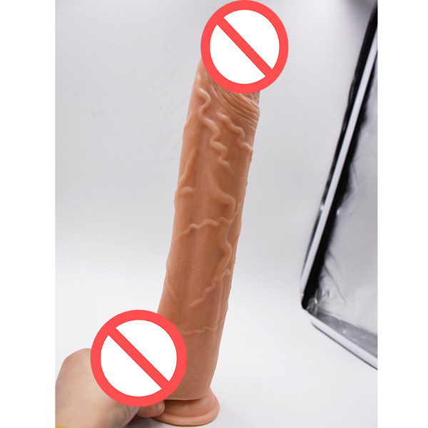 Big Dildo Super Huge Realistic Long Penis Shipping Free Male Masturbator Sex Toys With Suction Cup