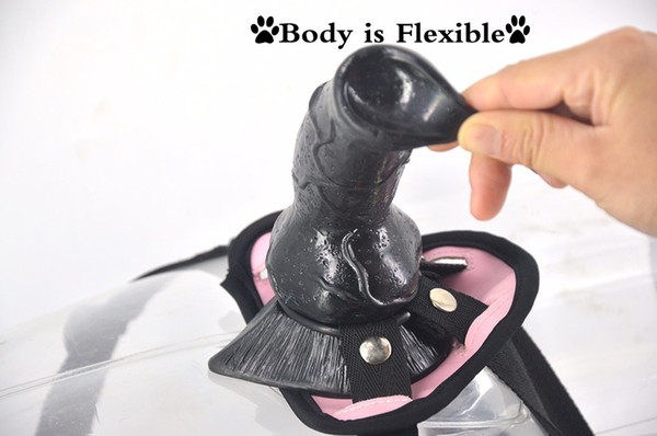 7.2 inch Huge Strap on dildo animal dildo wolf dildo removable sex toys for women strap on penis harness dick dog penis lesbian