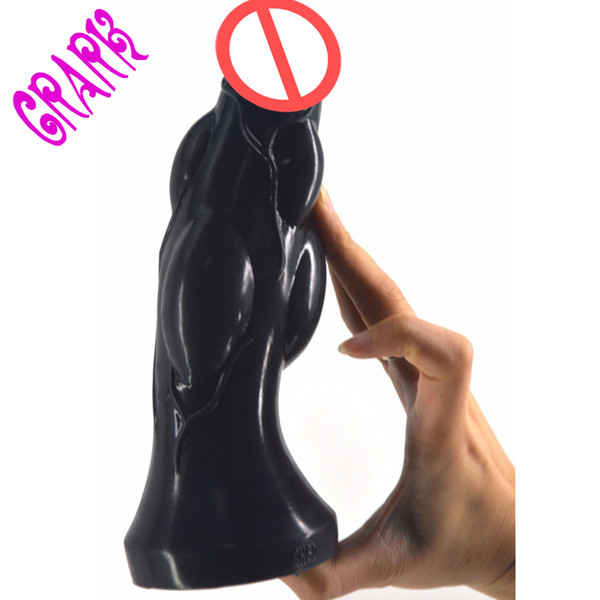 20*6.2cm Xmas Toy Sexy Stopper Dildo Big Particles Beads Anal Plug Masturbation Flirt Butt Toy Sex Product for Men Woman Adult