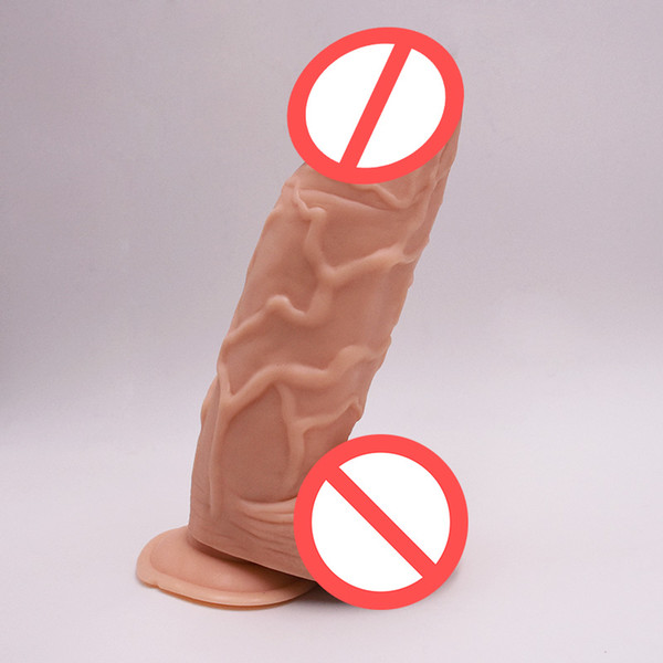 Super Huge Realistic Dildo Mushroom Head Skin Feeling Adult Sex Toy Penis Safe Material Strong Dick