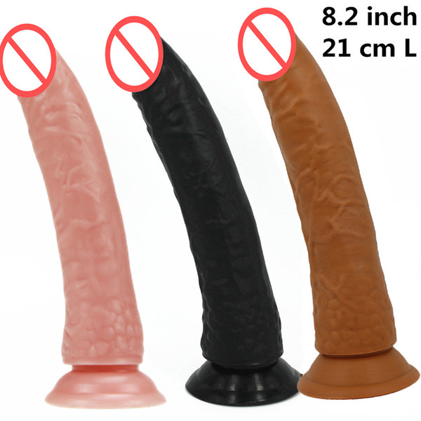 21cm big dick real sex dildo fake Penis long dong realistic artificial cock female masturbation toys adult sex products for women