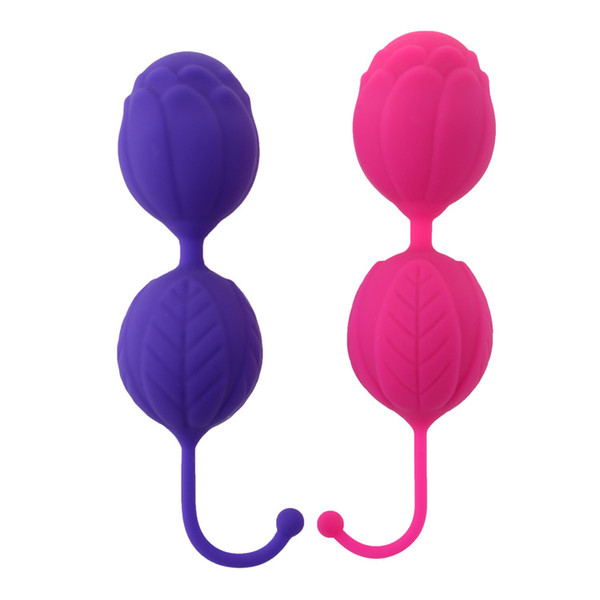 Free shipping Smart Vaginal exercise ball Vibrating vaginal massager trainer silicone Ben Wa Kegel sexual health adult toys