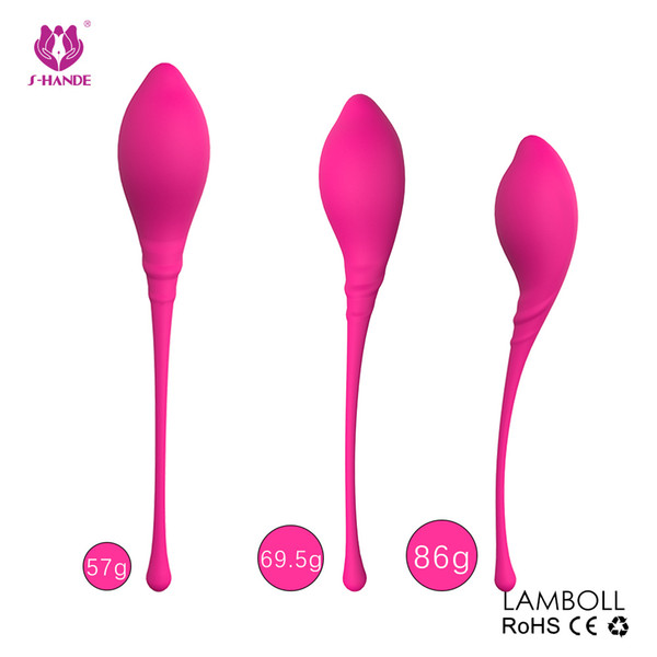 3pcs/set Safe Silicone Smart Ball Kegel Ben Wa Ball Vagina Tighten Vibrator Exercise Vaginal Geisha Ball Sex Toys for Women