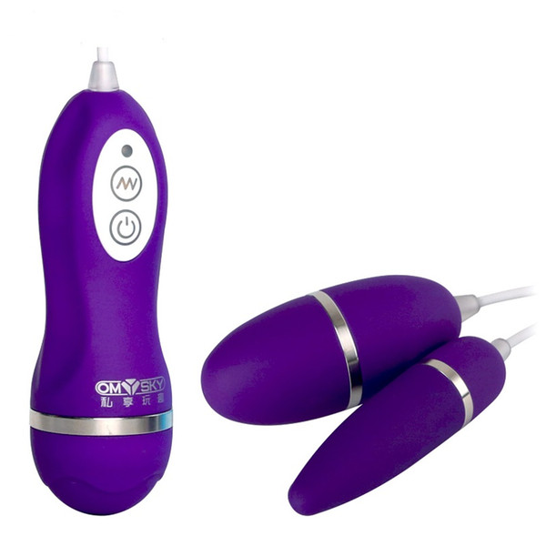 Omysky Vibrator Sex Toys For Women,10 Speed Wired Dual Vibrating Egg,Waterproof,Sex Product,G-spot Stimulation Clitoris Massager