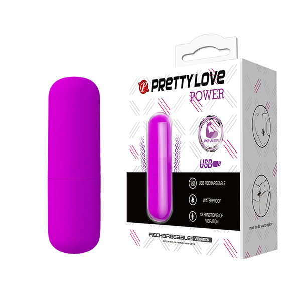 Prettylove 12 speed Mini Vibrators Bullet Massage USB Rechargeable Sex Toys for Woman Adult toys Vibrating Jump Egg Sex Products