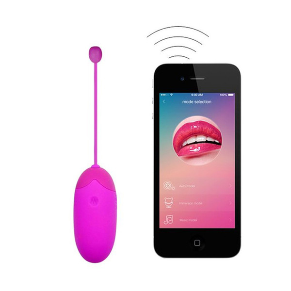 Bluetooth USB Rechargeable Wireless App Remote Control Jump Egg Vibrators Silicone Vibrating Egg Vibrator Sex Toys for Woman Free Shipping