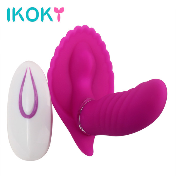 IKOKY Sex Toys for Woman G-spot Vibrator Clitoris Stimulator Female Wearer Invisible USB Rechargeable Wireless Remote Control